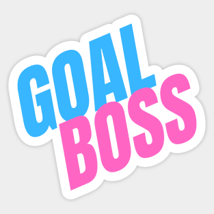 Goal Boss - Bright Sticker